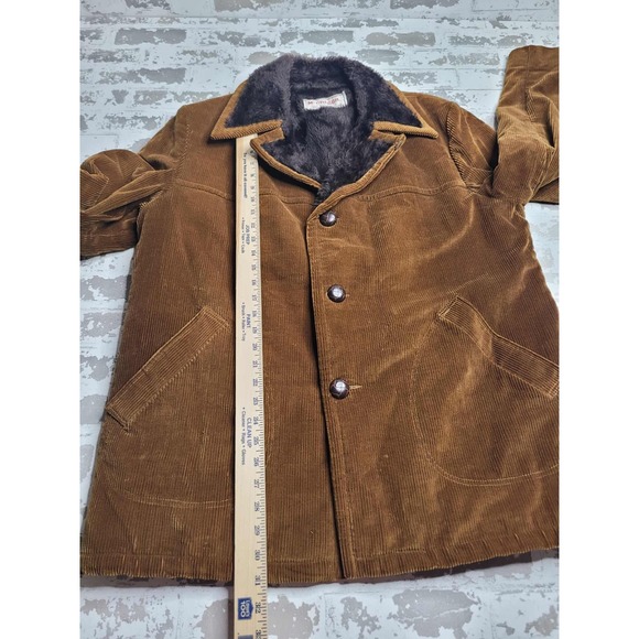 Vintage 90s McGregor Corduroy Sherpa Jacket Size‎ 44 Western RW10344 - Picture 3 of 5
